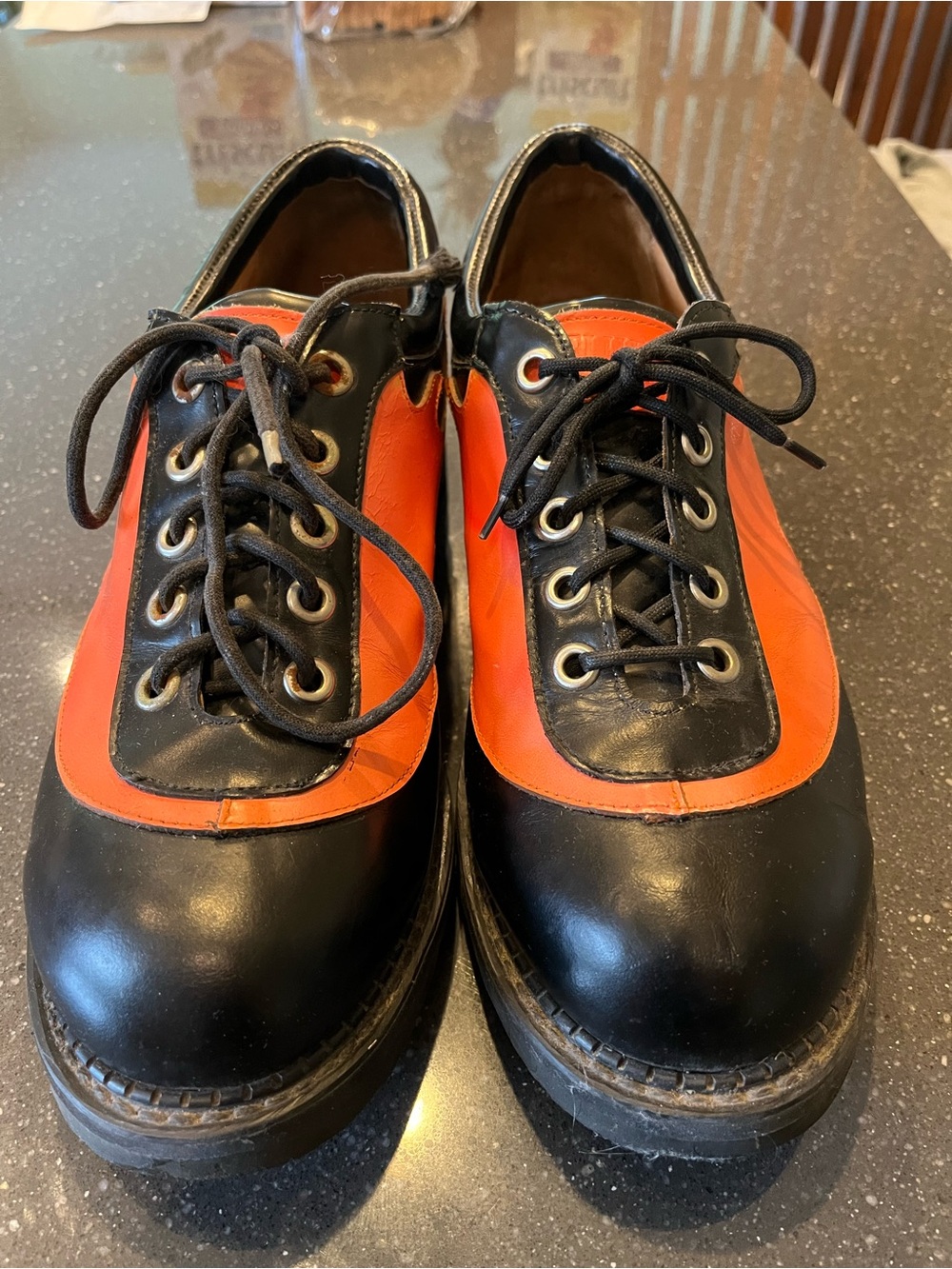 Vintage John Fluevog Angels flames Oxford Derby rockabilly grease goth punk Sz13 - Picture 2 of 9